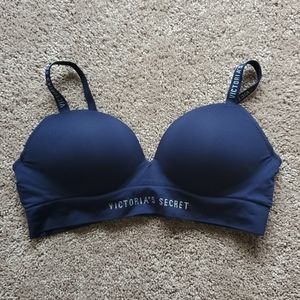 VS Navy Bralette No Wire Large